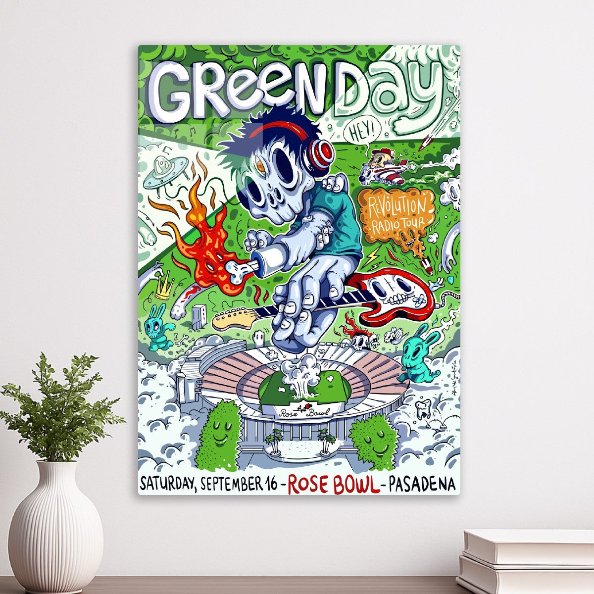 Green Day Rose Bowl