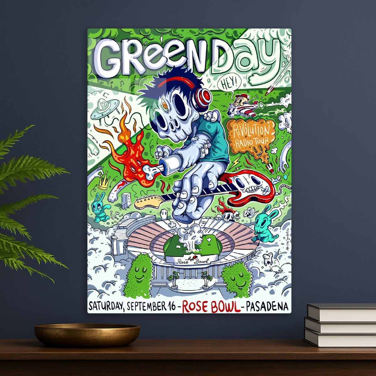 Green Day Rose Bowl