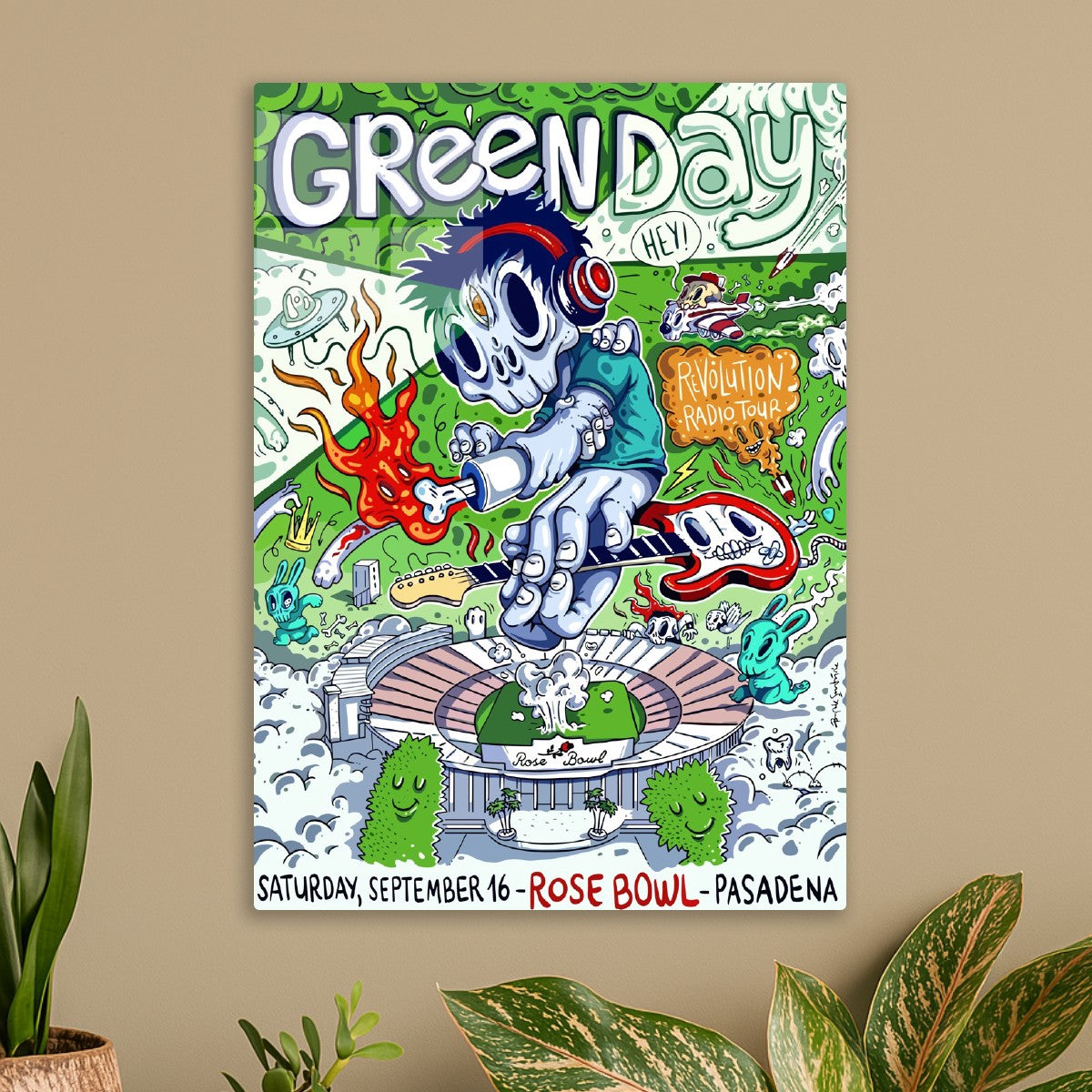 Green Day Rose Bowl