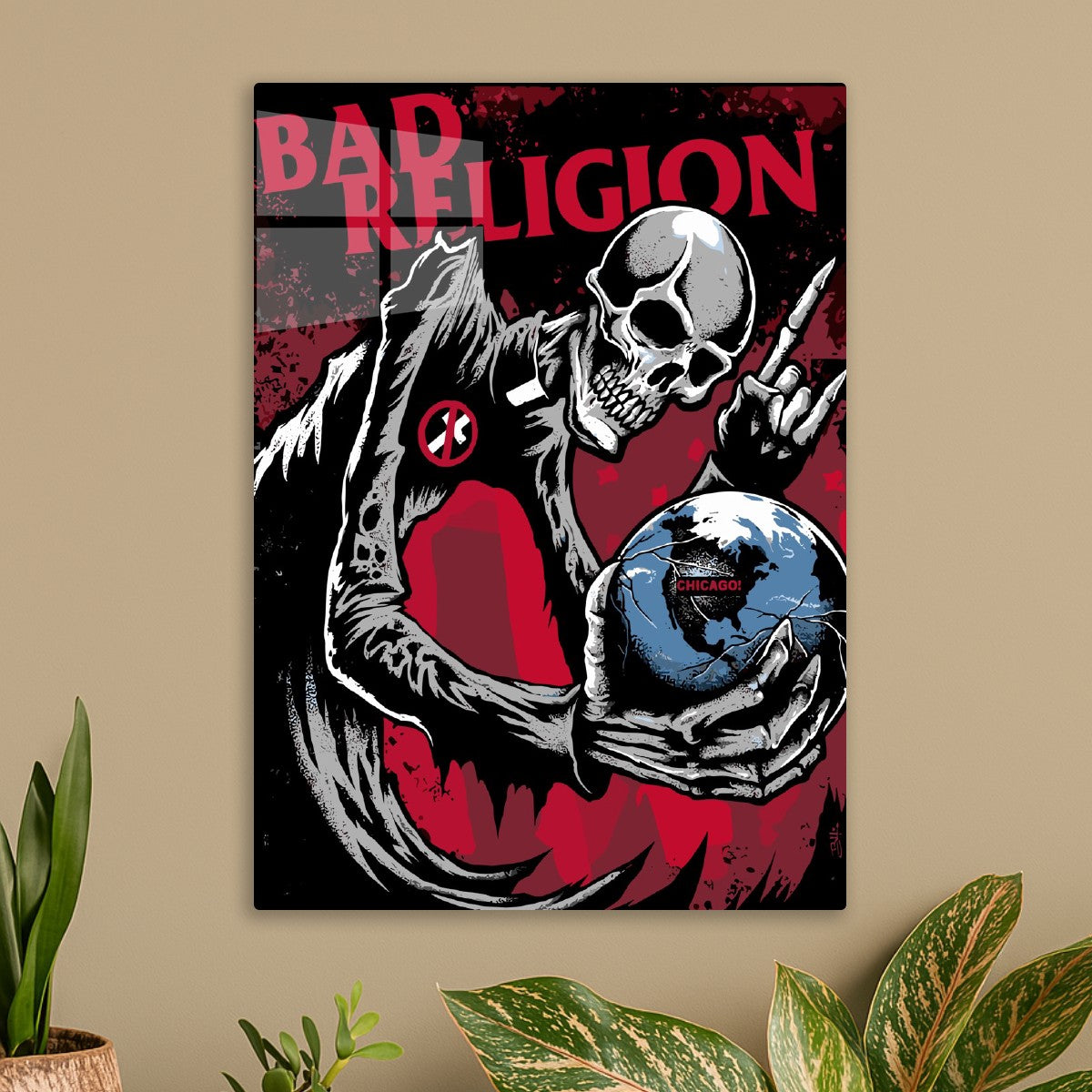 Bad Religion Chicago Skull