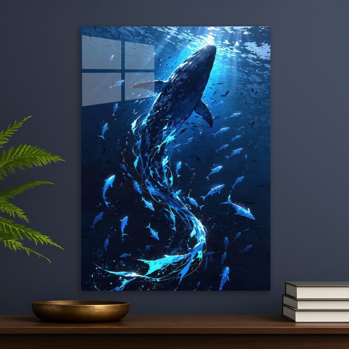 Whale in the Deep Blue Sea