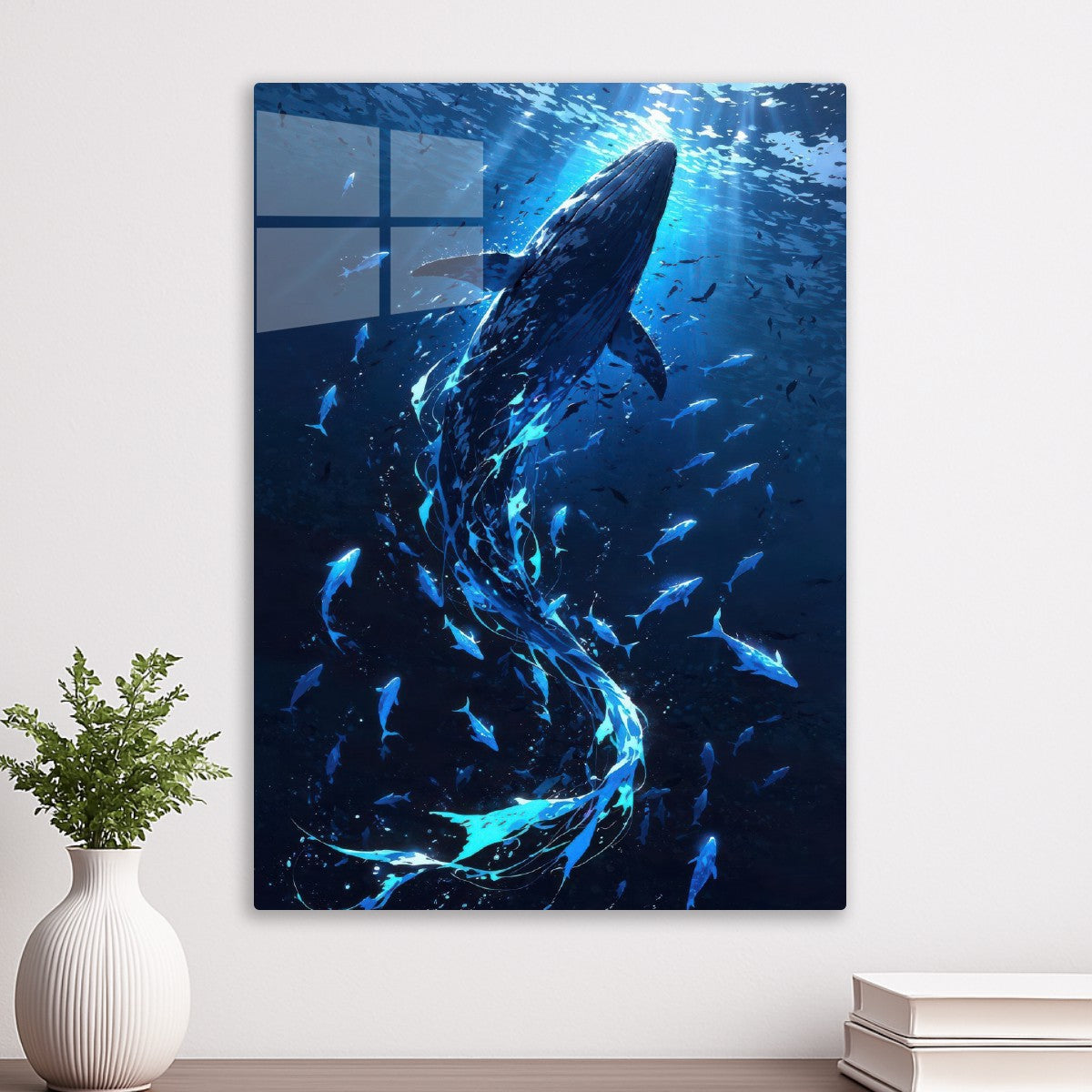 Whale in the Deep Blue Sea
