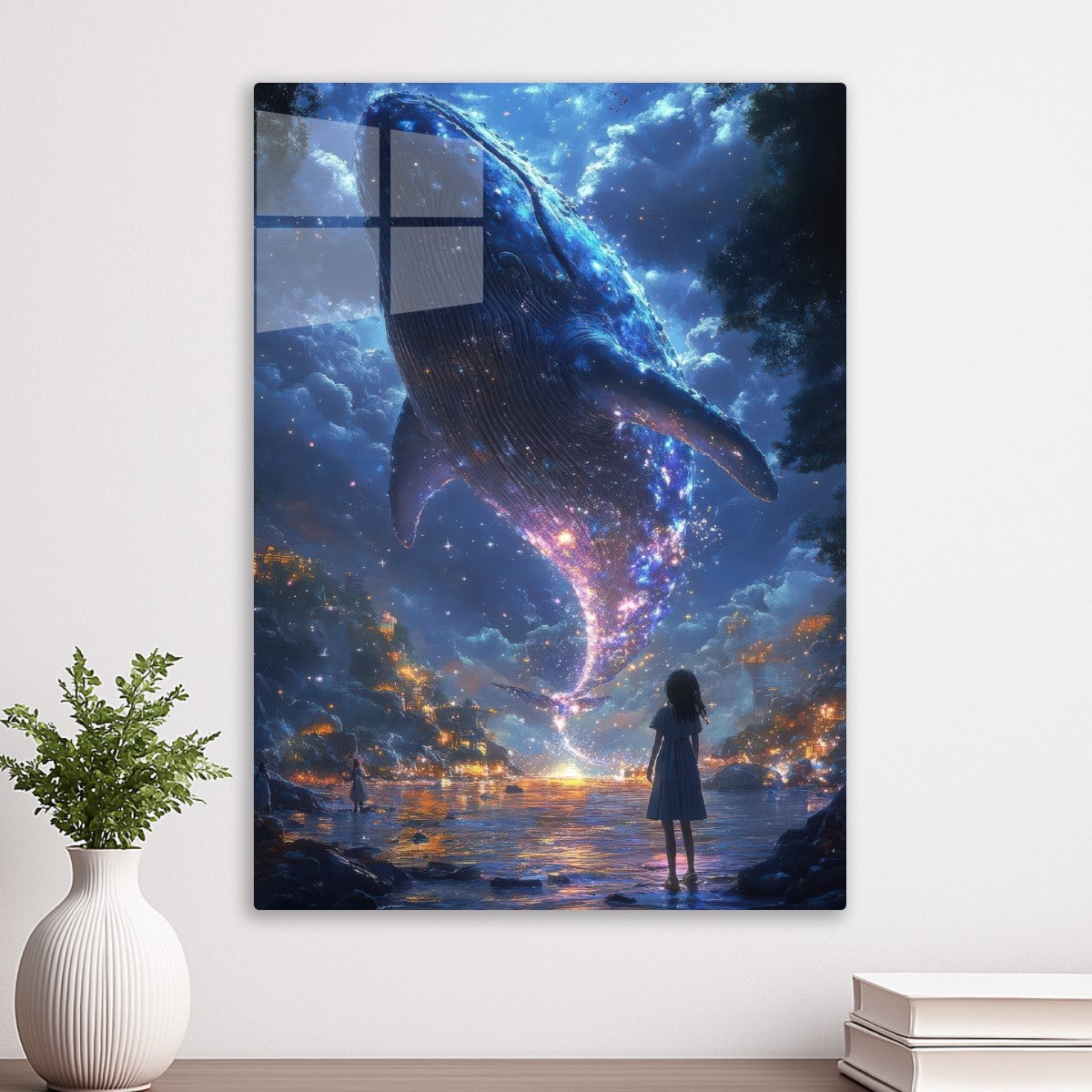 Celestial Whale and Girl