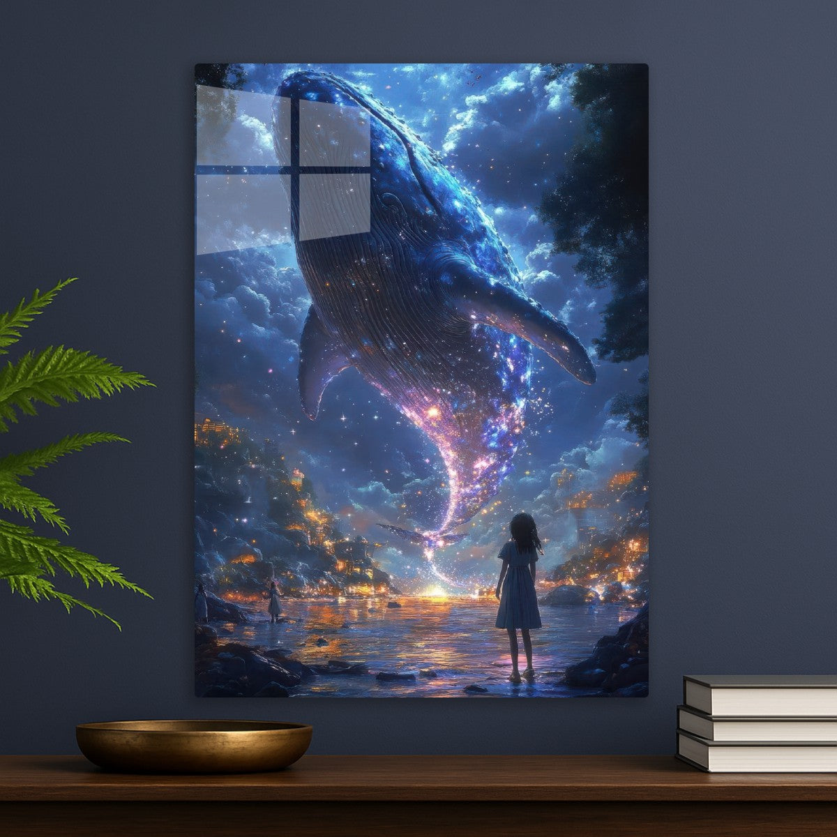 Celestial Whale and Girl