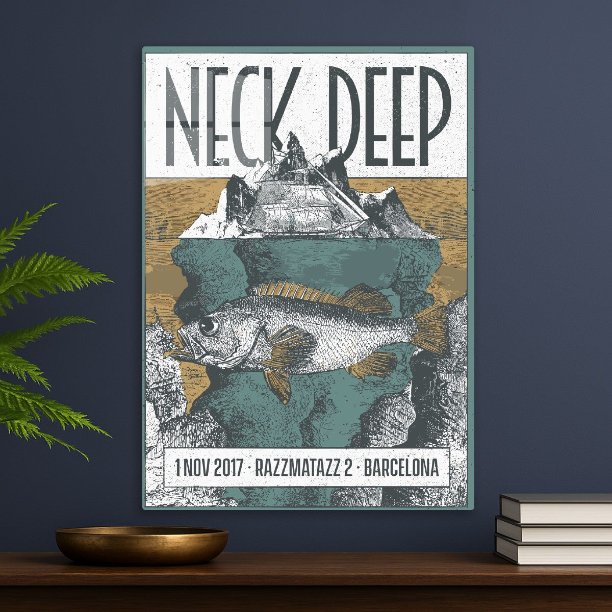 Neck Deep Concert Poster