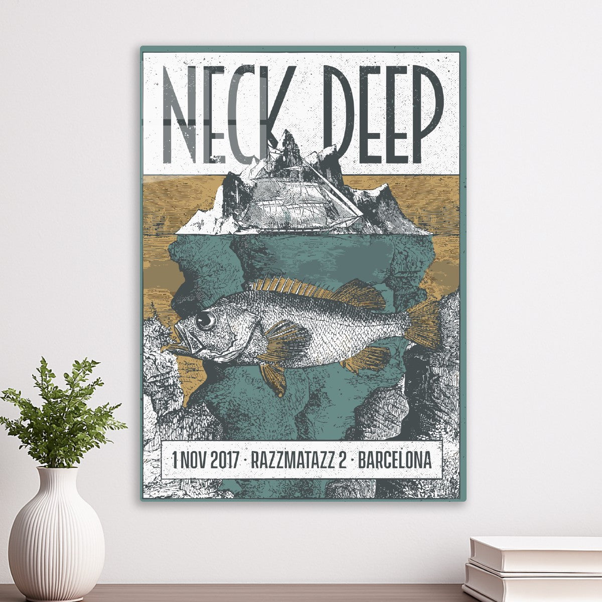Neck Deep Concert Poster