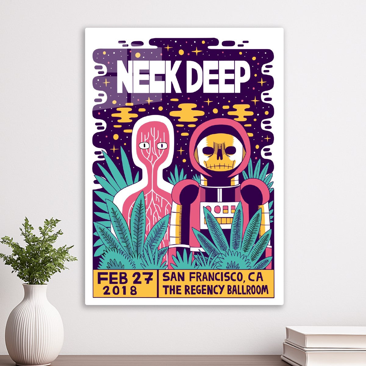 Neck Deep Concert Poster