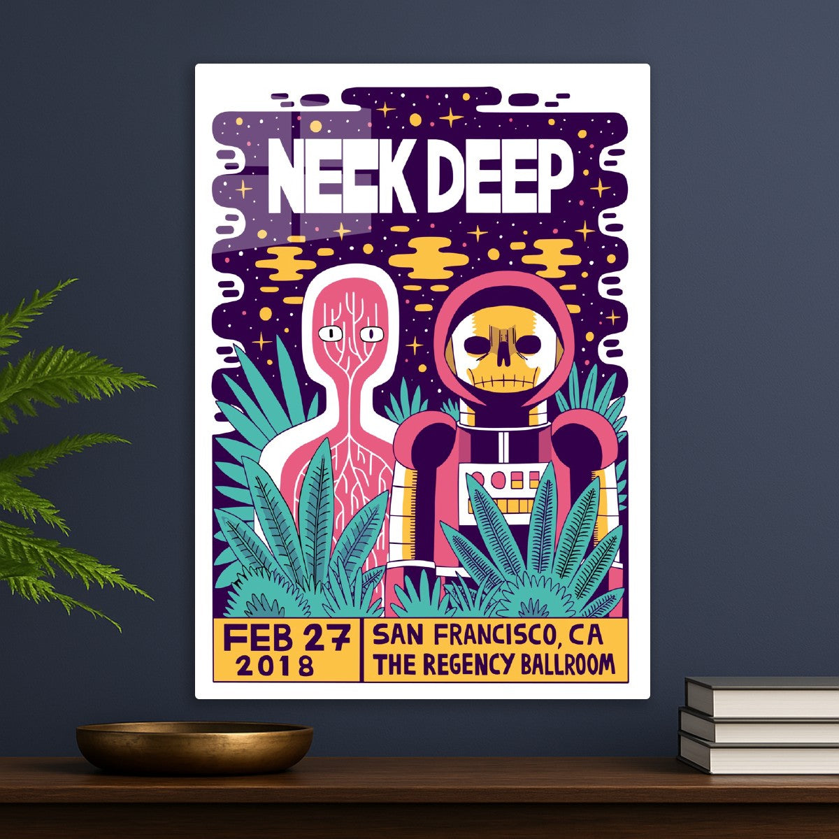 Neck Deep Concert Poster