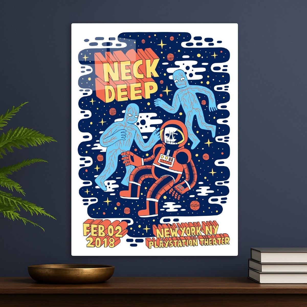Neck Deep Concert Poster