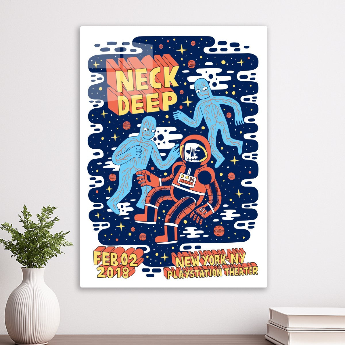 Neck Deep Concert Poster