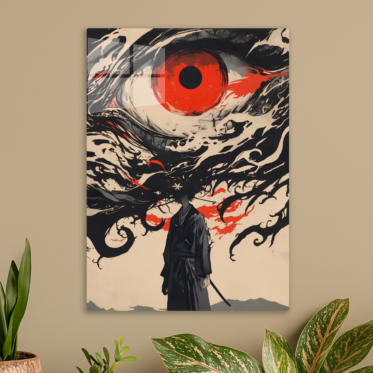 Samurai with Giant Eye 