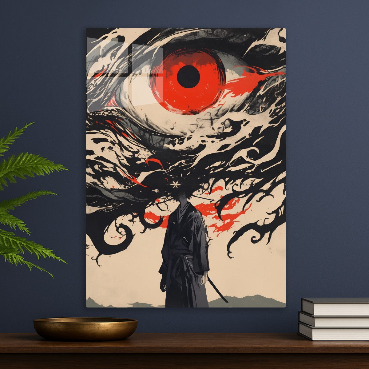 Samurai with Giant Eye 