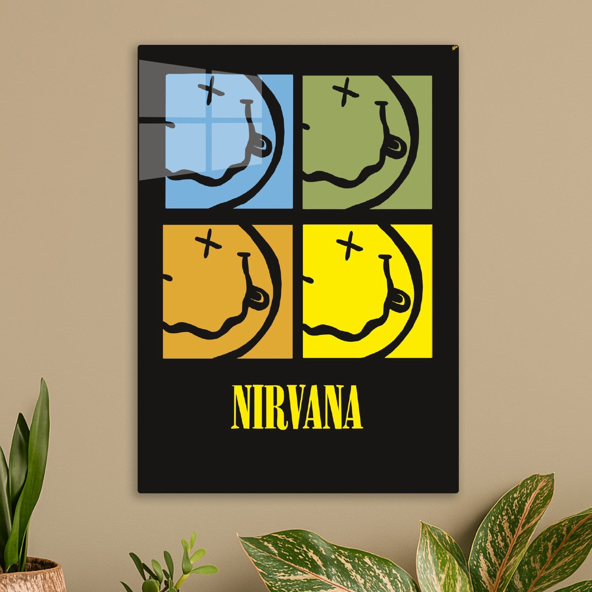 Nirvana Smiley Face Poster