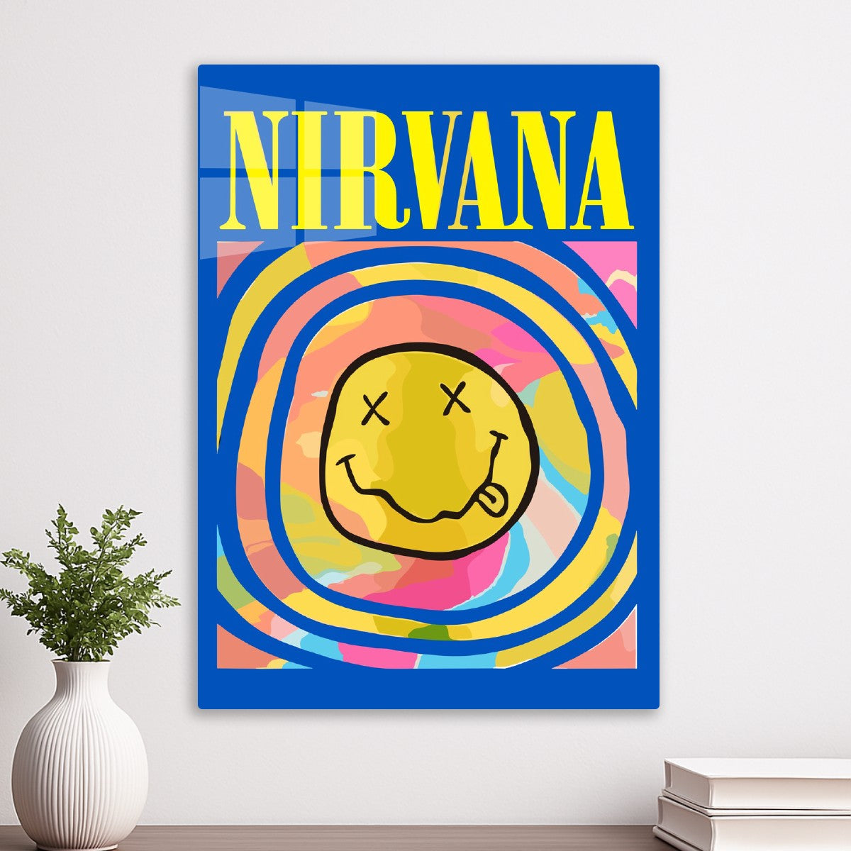 Nirvana Smiley Face Pop Art