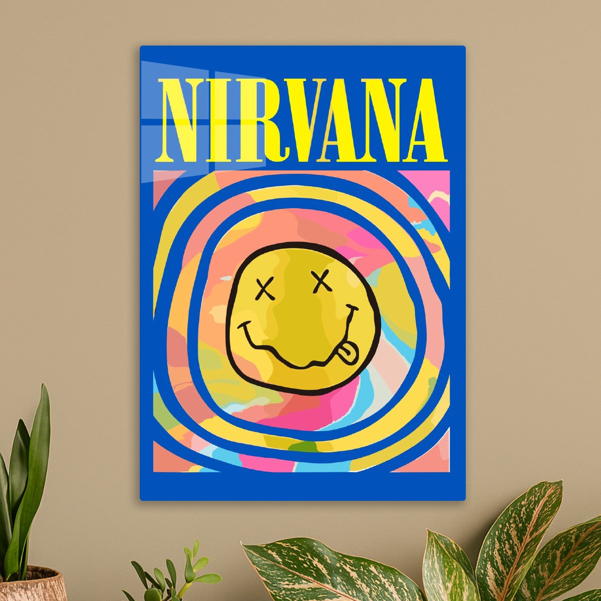 Nirvana Smiley Face Pop Art