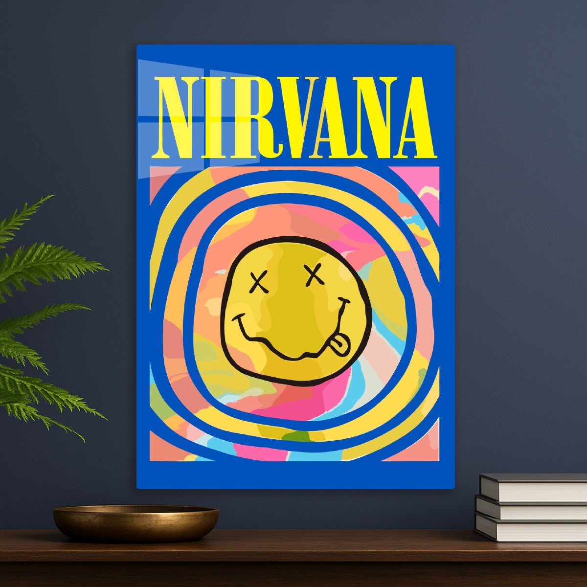 Nirvana Smiley Face Pop Art