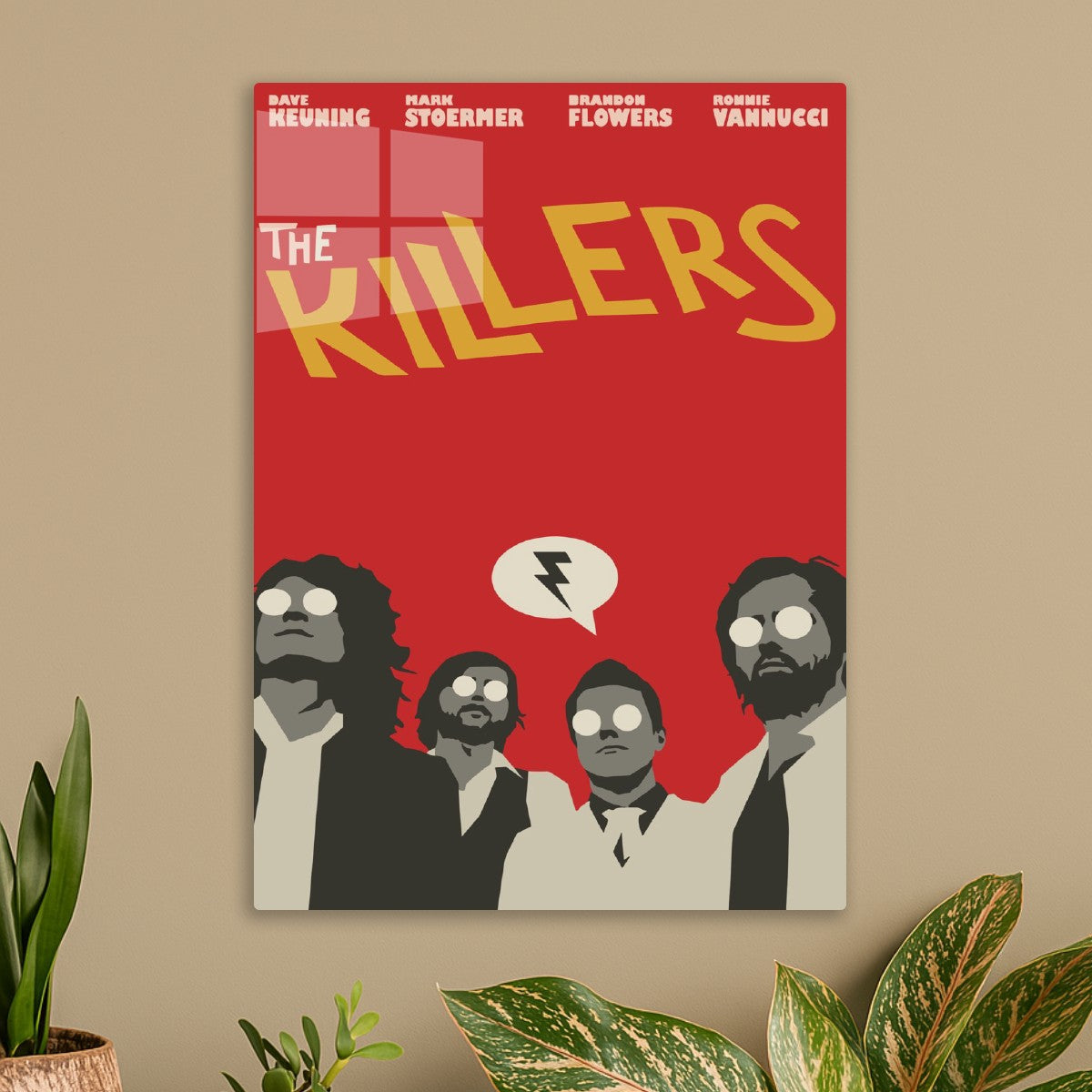 The Killers Band Poster Art