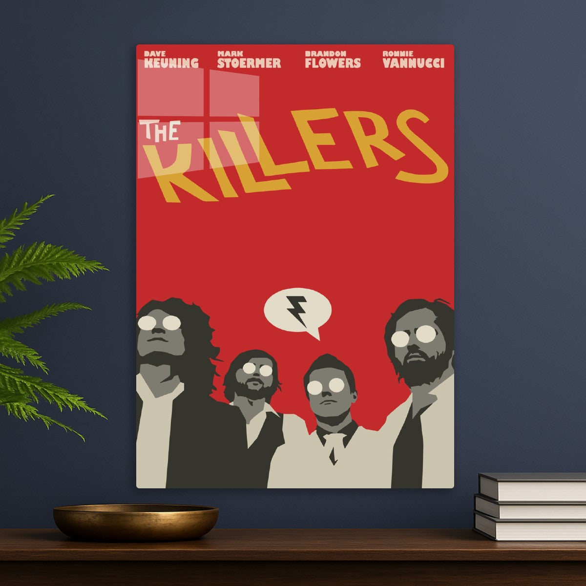 The Killers Band Poster Art