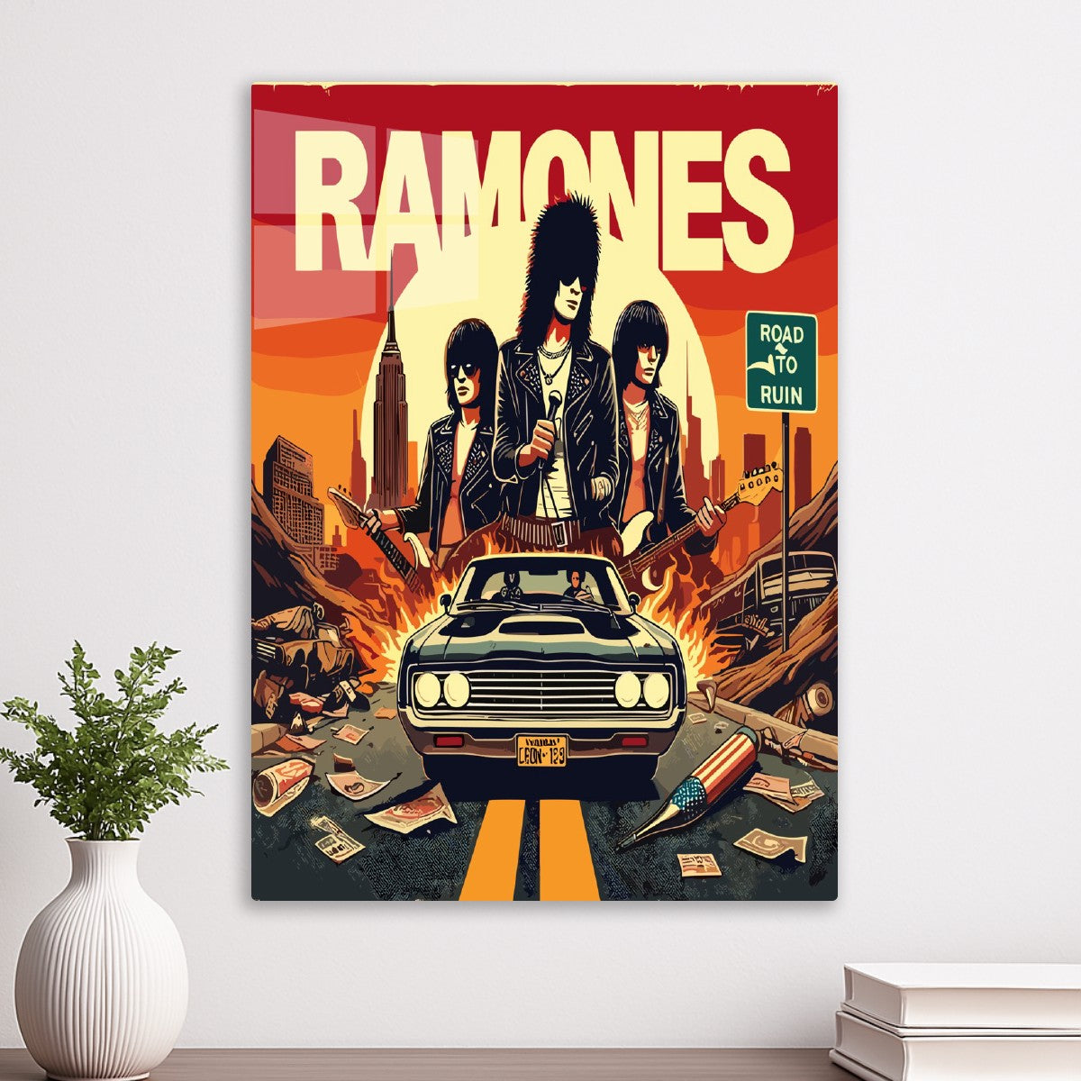 Ramones Road to Ruin Album Art