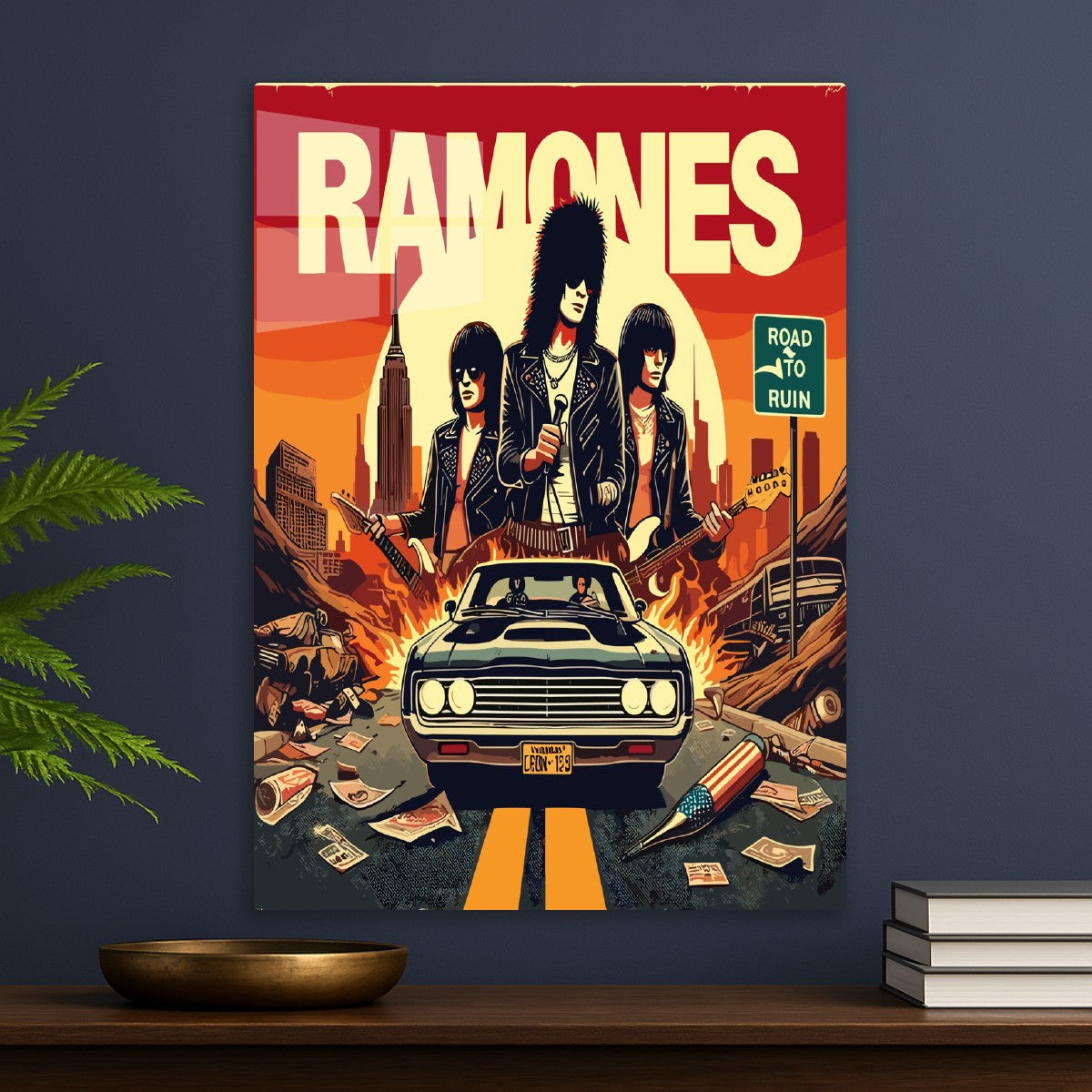 Ramones Road to Ruin Album Art