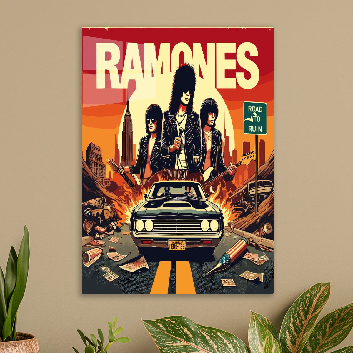 Ramones Road to Ruin Album Art