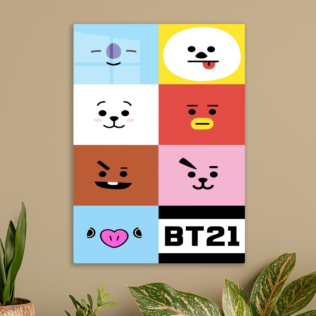 BT21 Characters Grid