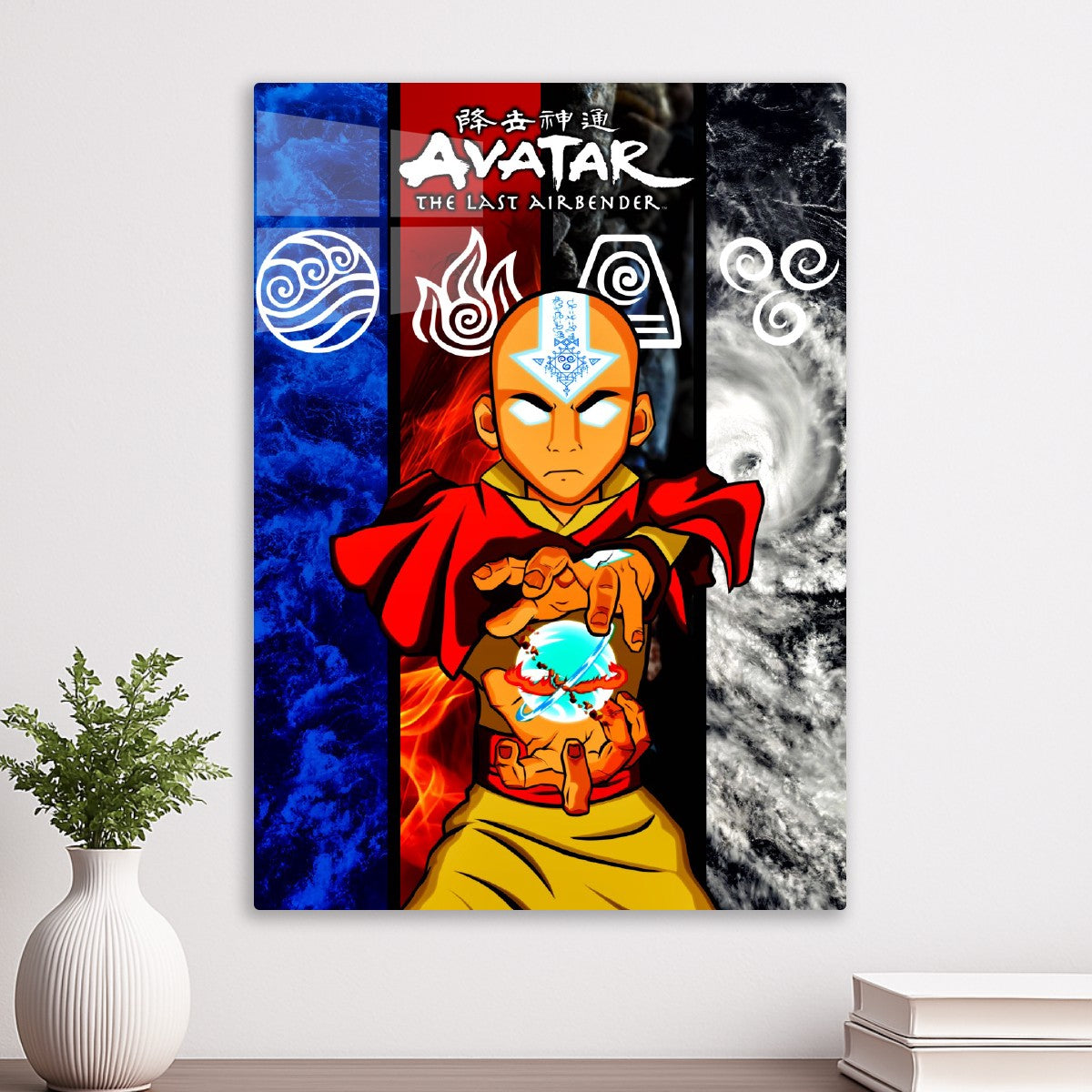 avatar aang 4 element 