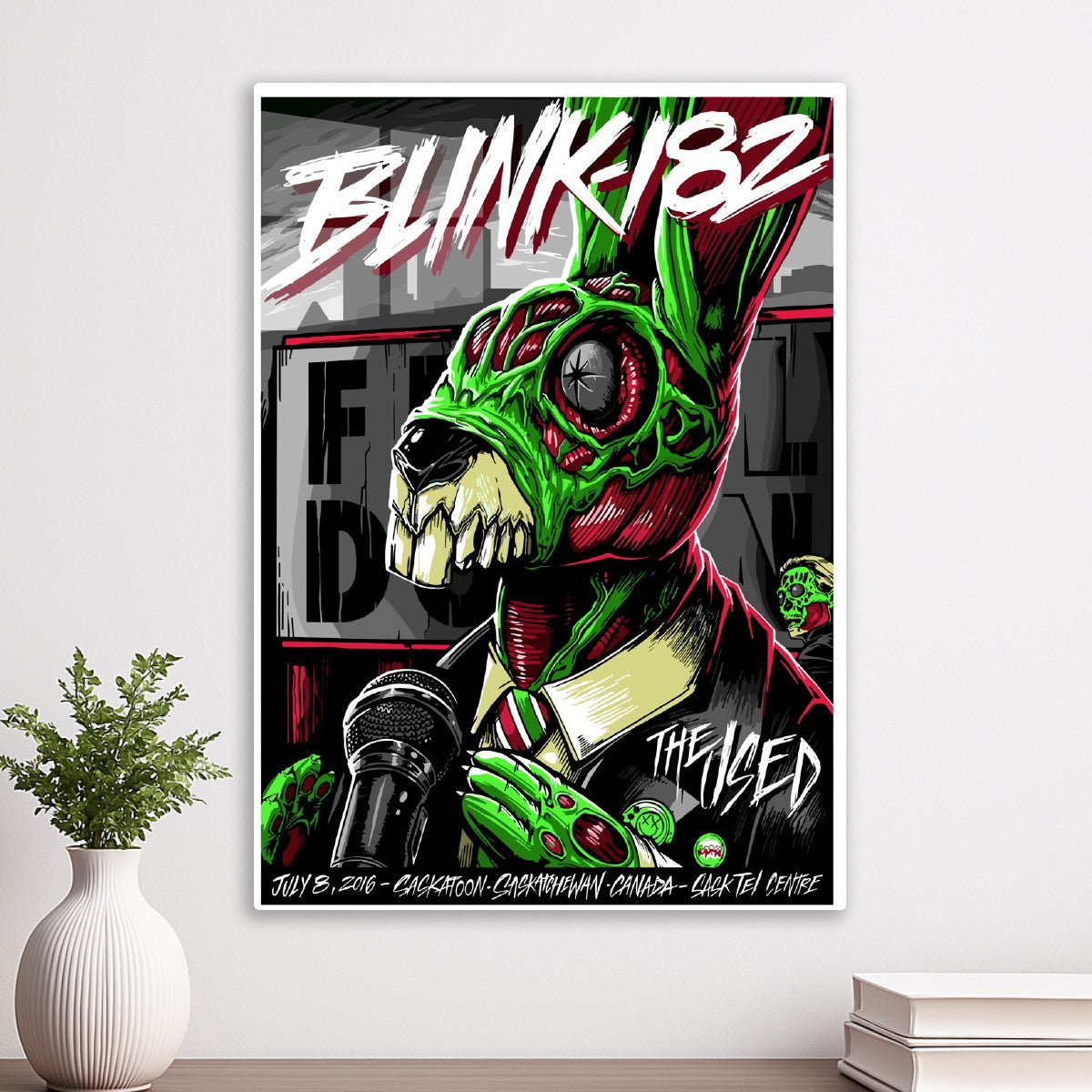 Blink 182 Concert Poster Art