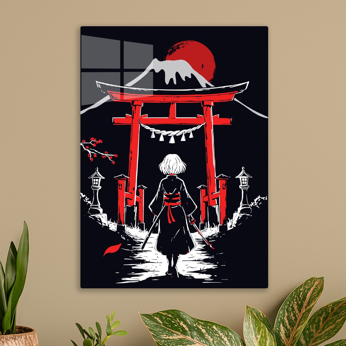 Red Samurai Girl