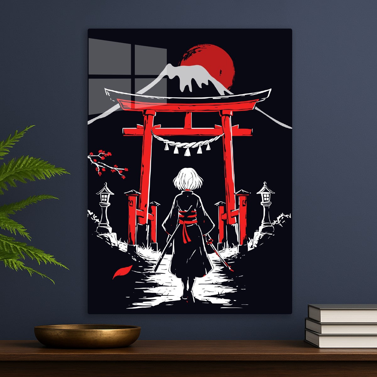 Red Samurai Girl