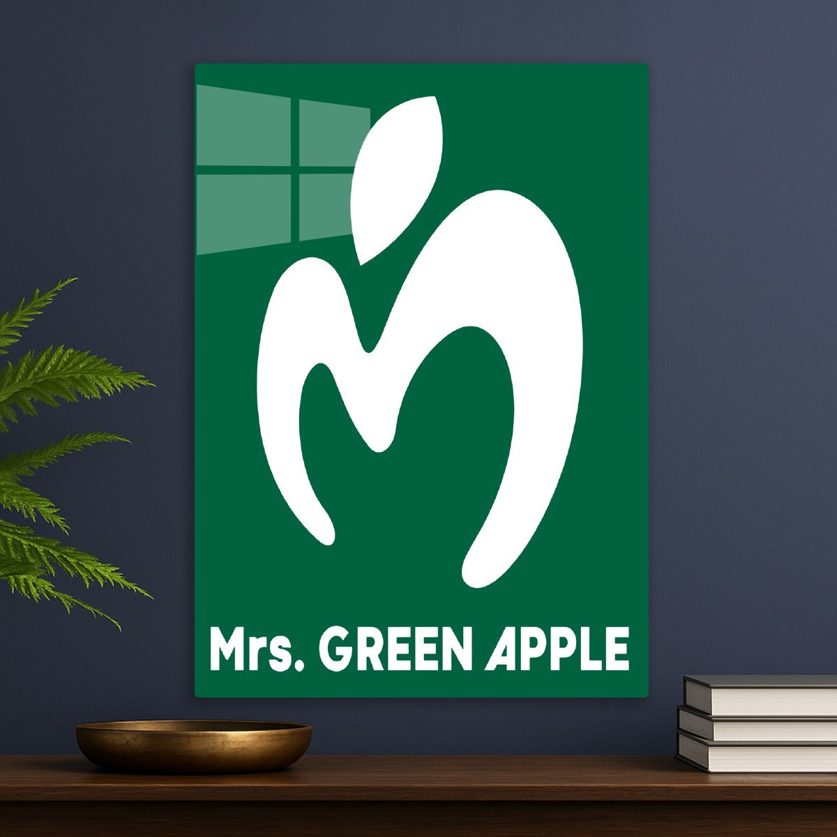 Mrs. Green Apple Logo Text