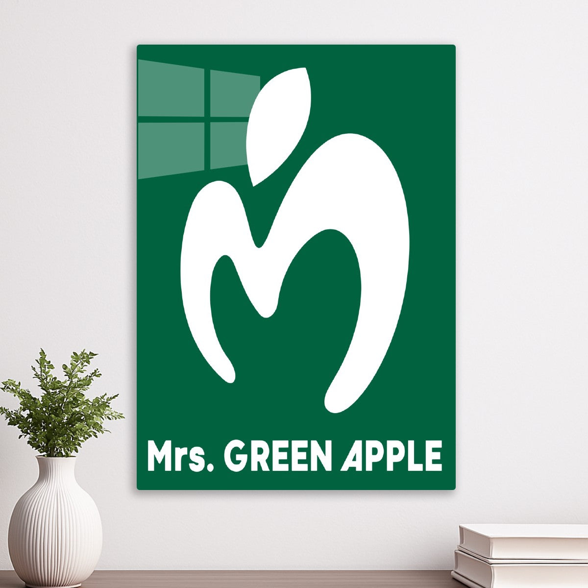 Mrs. Green Apple Logo Text