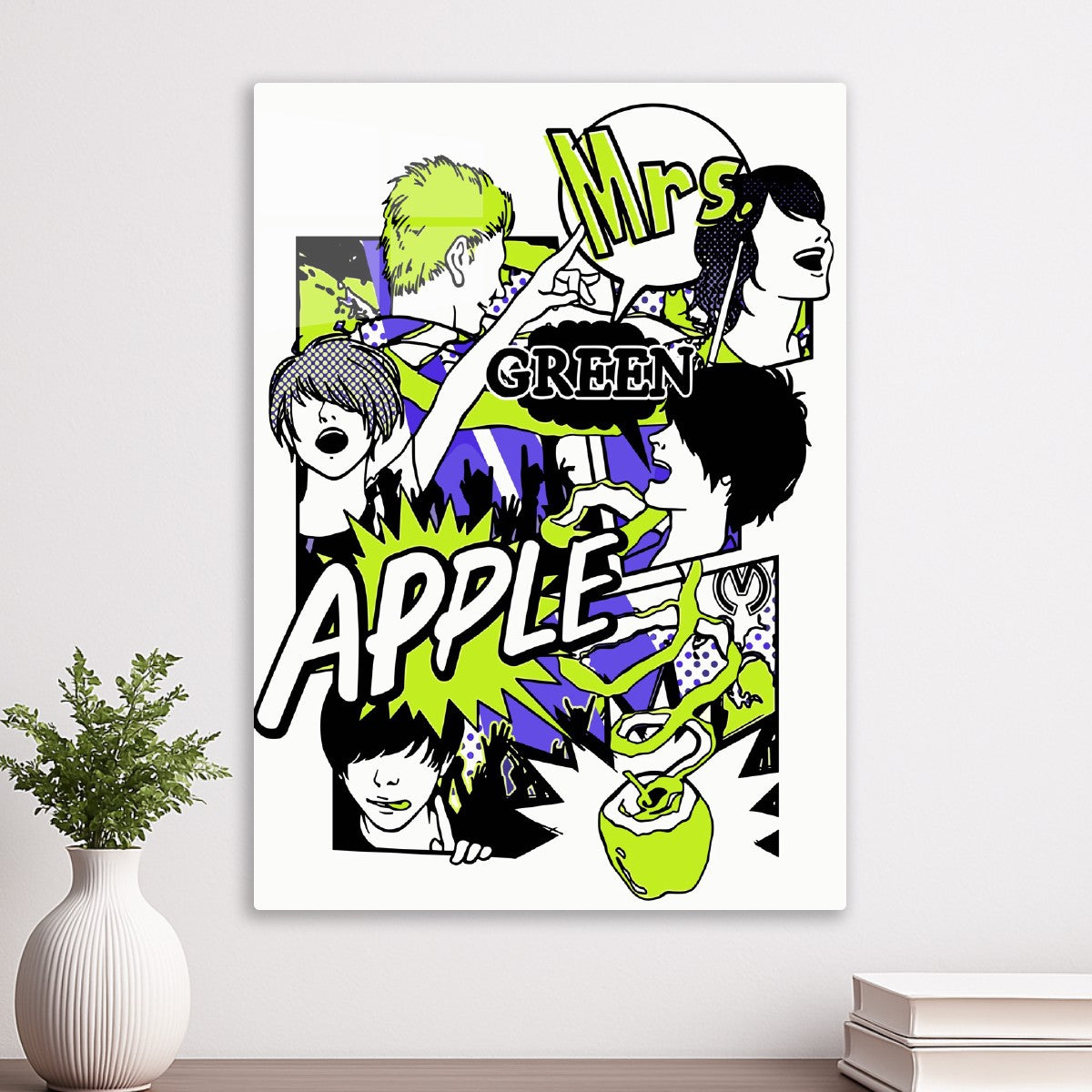 Mrs. Green Apple Pop Art