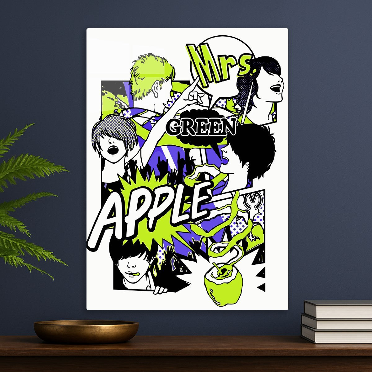 Mrs. Green Apple Pop Art