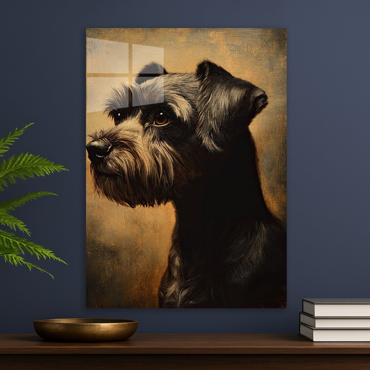 Miniature schnauzer portrait
