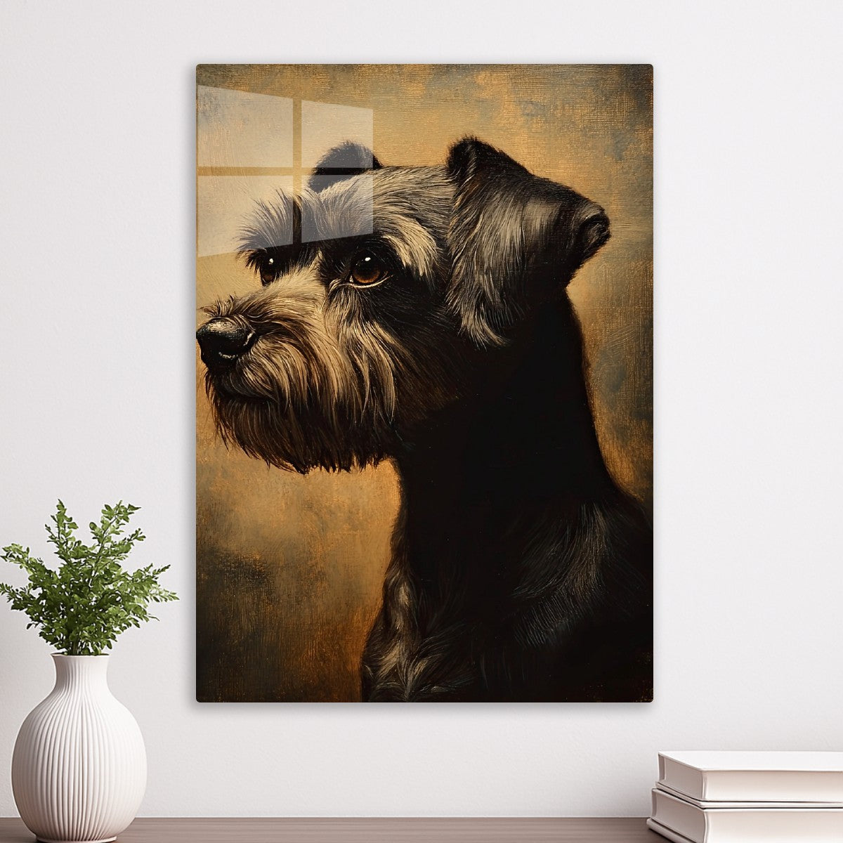 Miniature schnauzer portrait