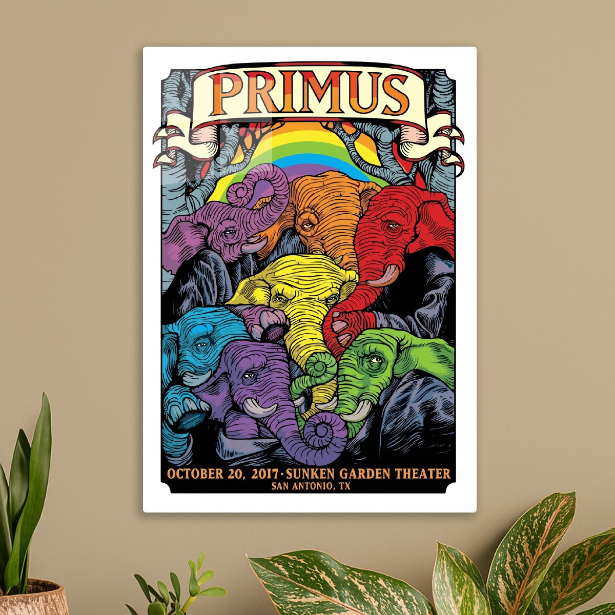 Primus Concert Poster Elephant