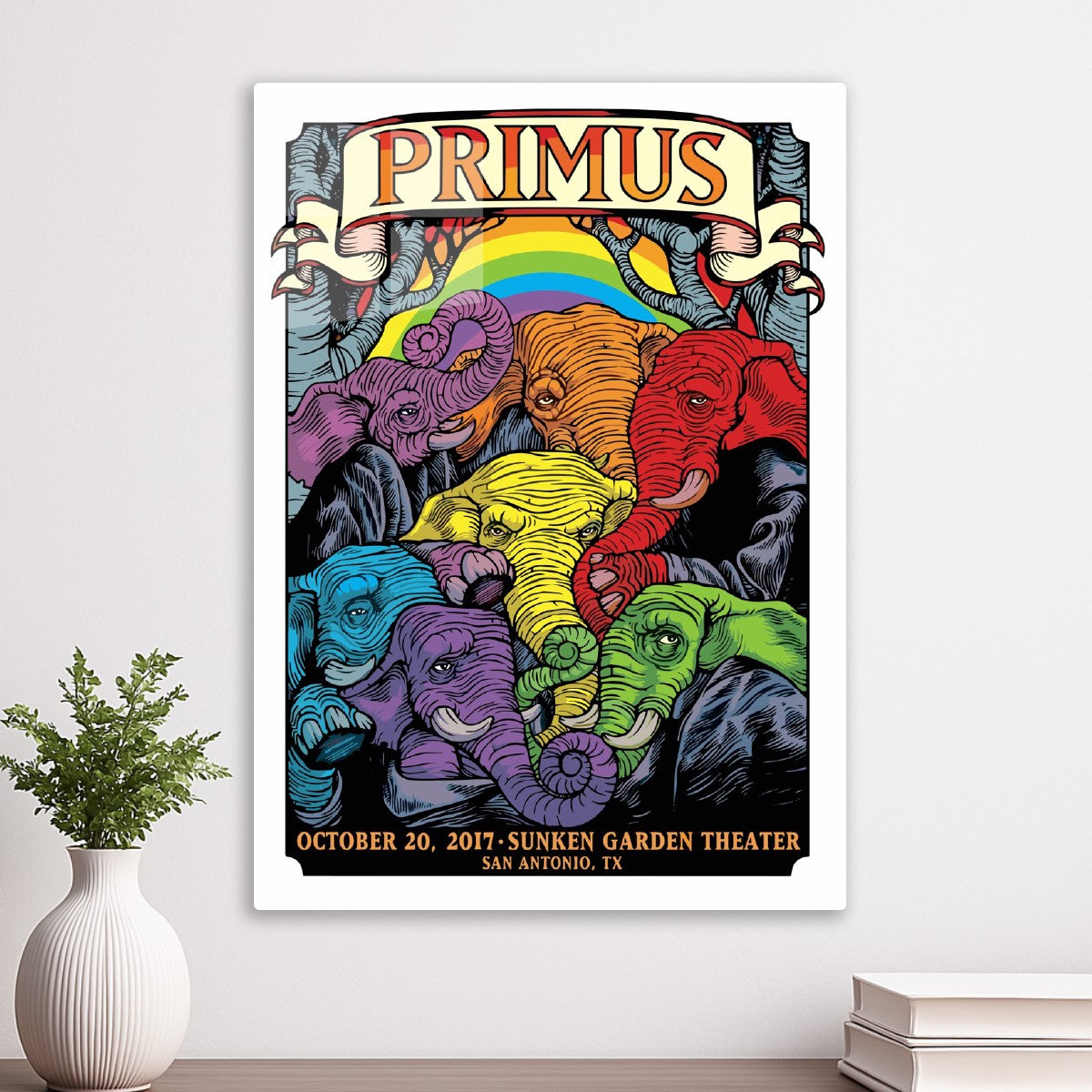 Primus Concert Poster Elephant
