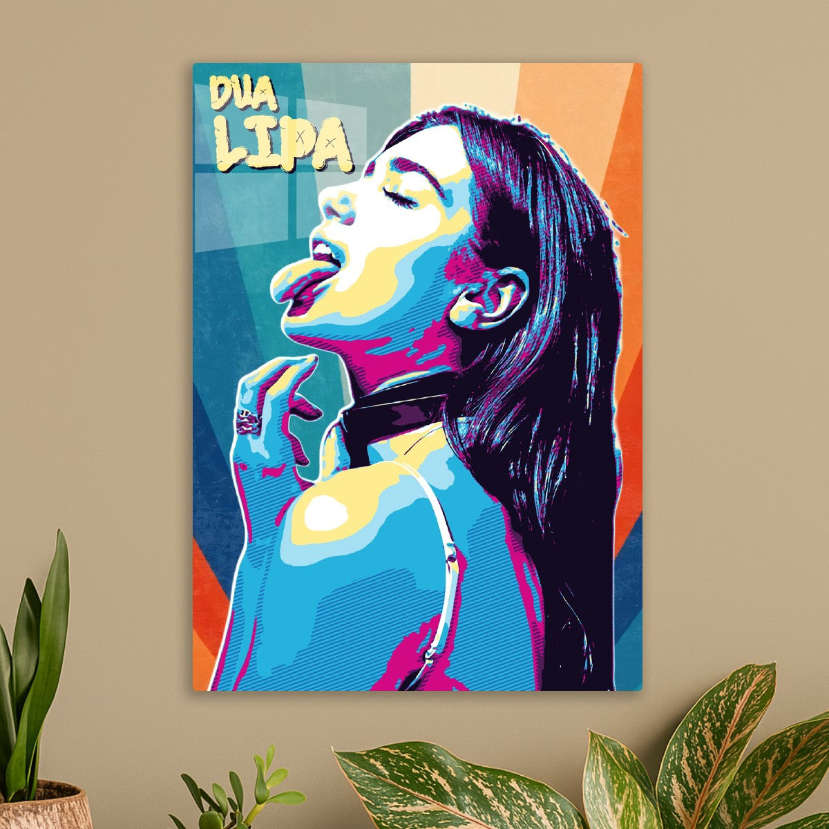 Dua Lipa Vintage Retro