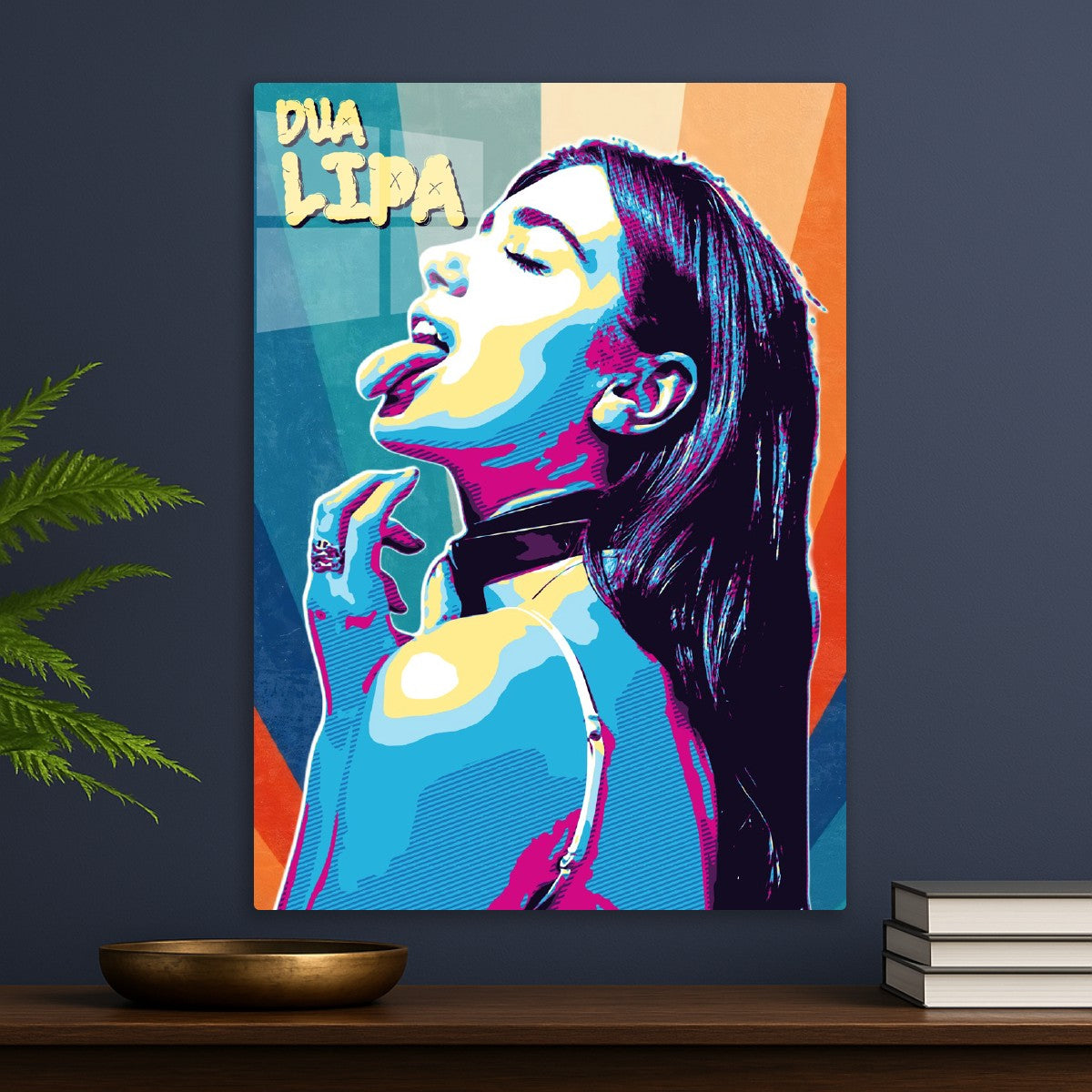 Dua Lipa Vintage Retro