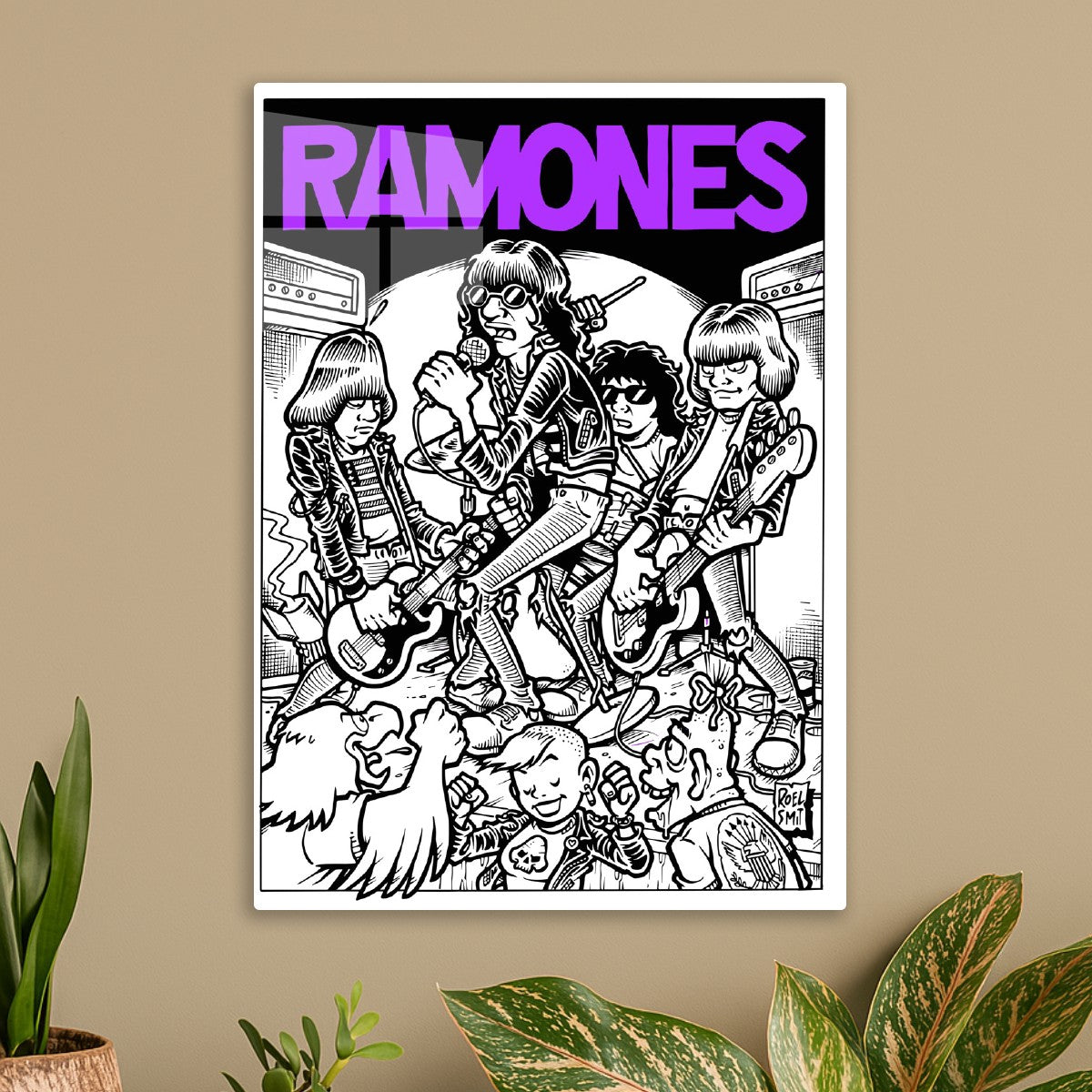 Ramones Band Cartoon Concert