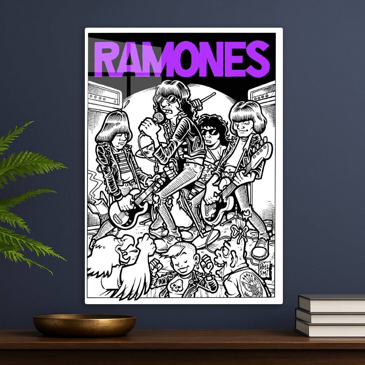 Ramones Band Cartoon Concert