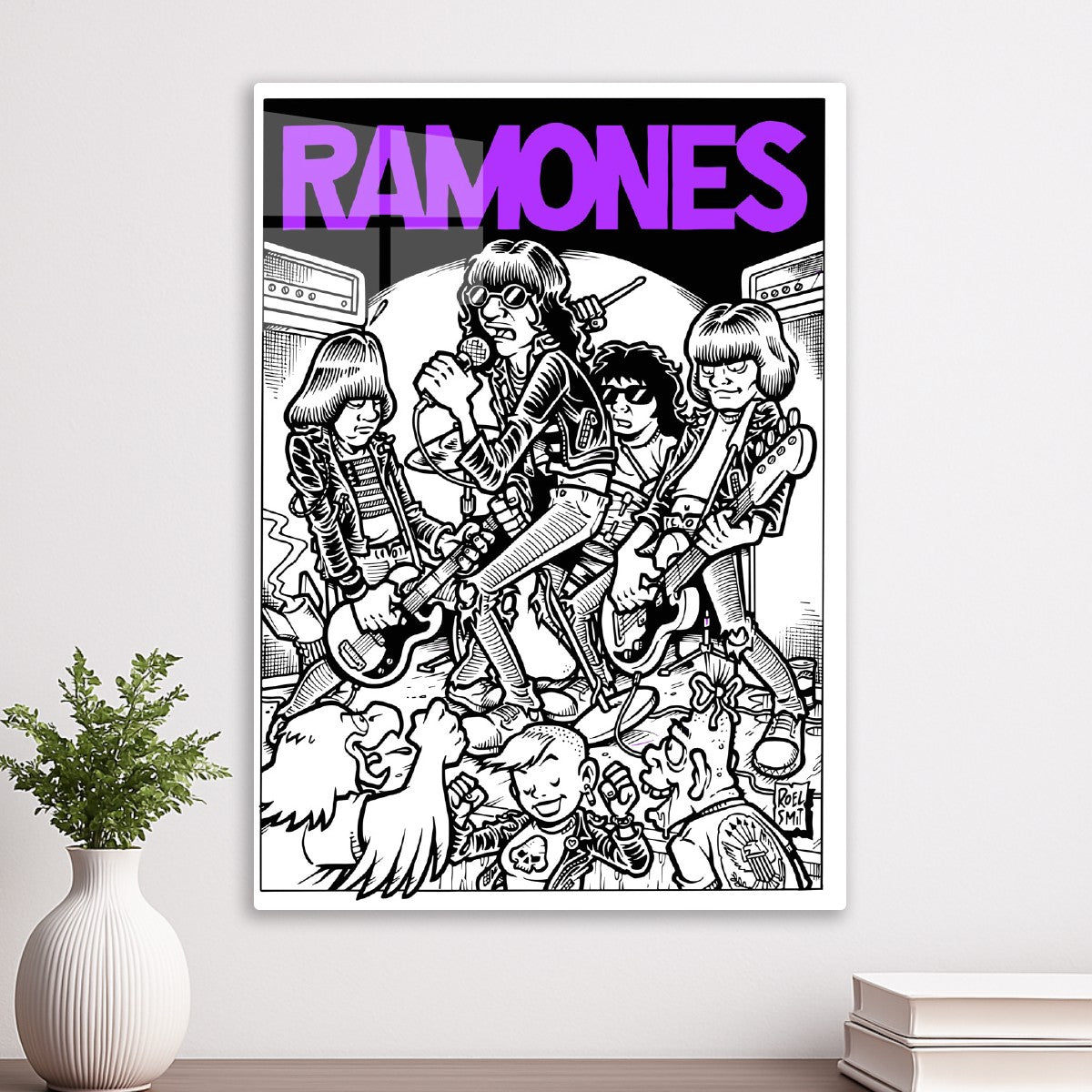 Ramones Band Cartoon Concert