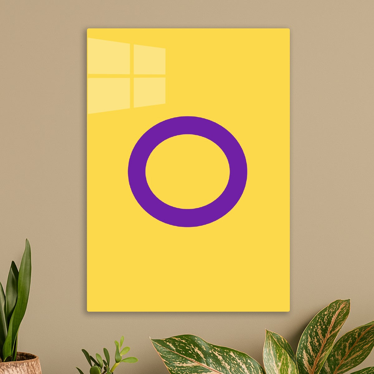 Intersex Pride Flag Symbol