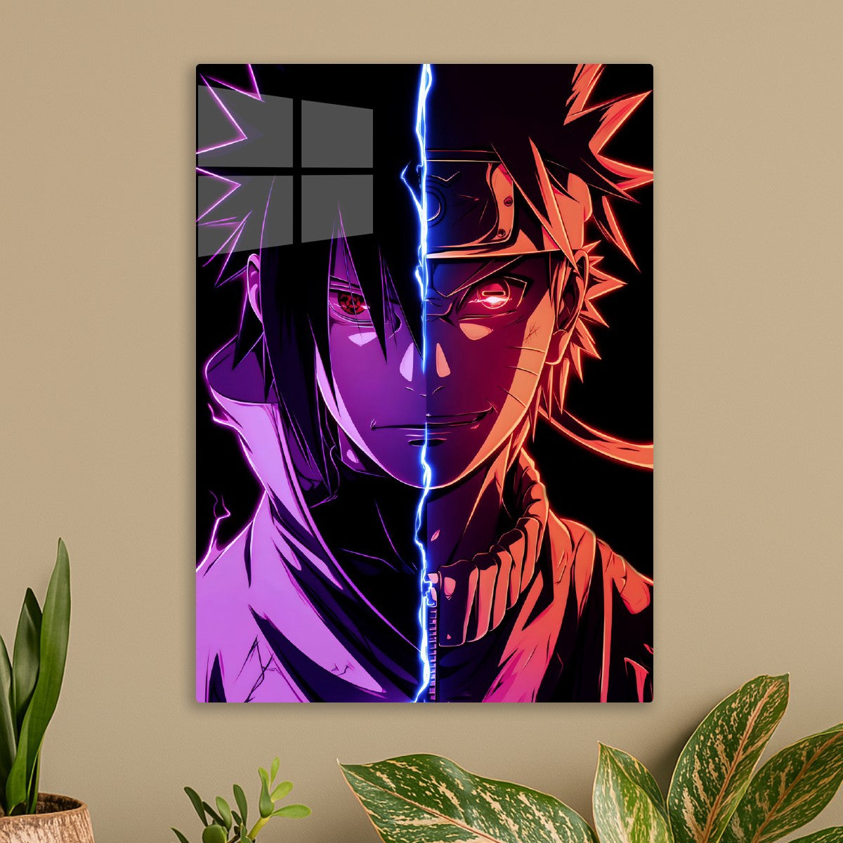Naruto Sasuke Neon Light