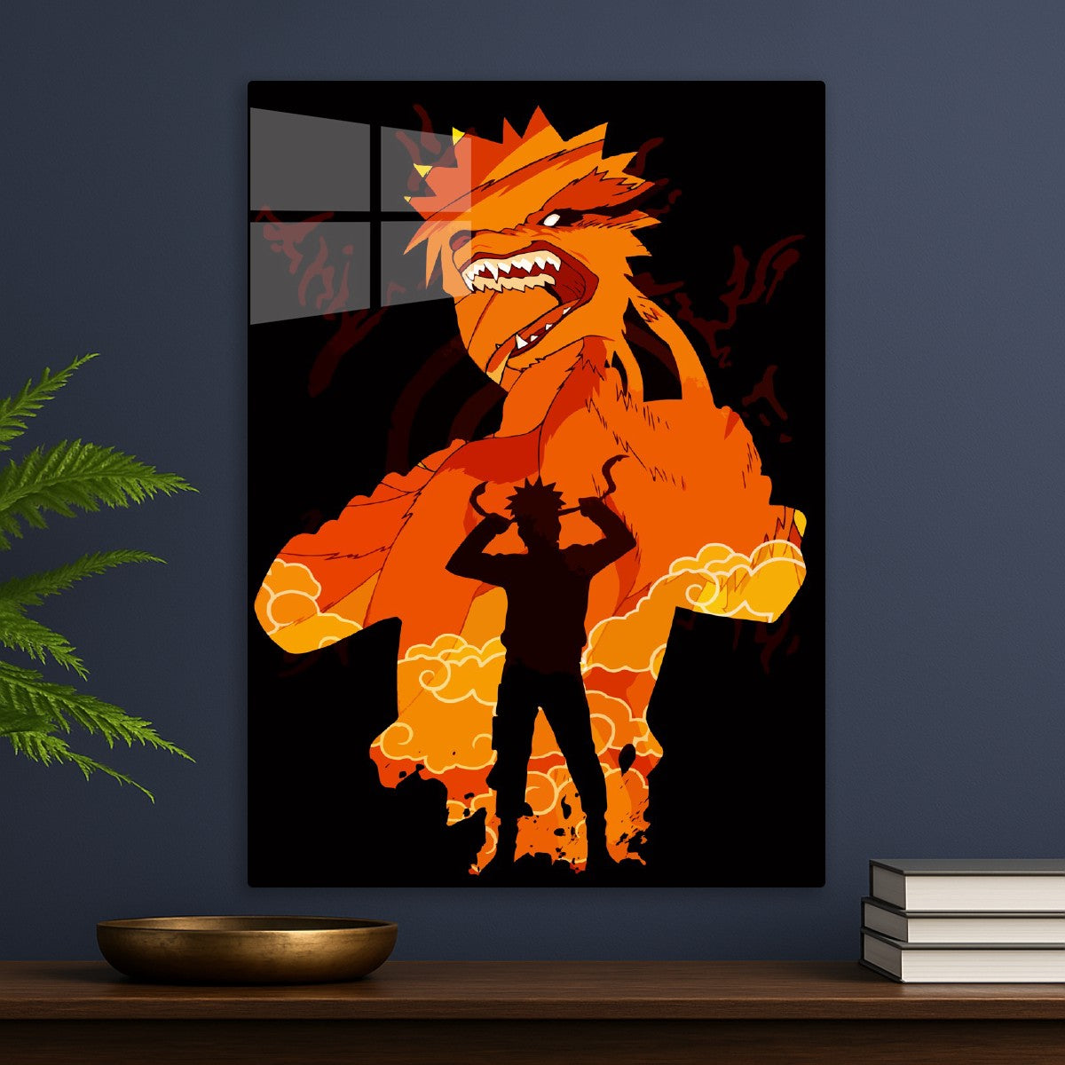 Silhouette Naruto Nine Tails