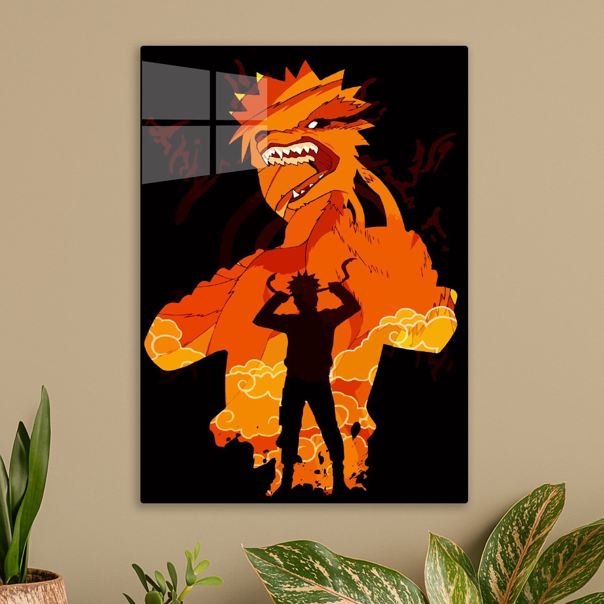Silhouette Naruto Nine Tails