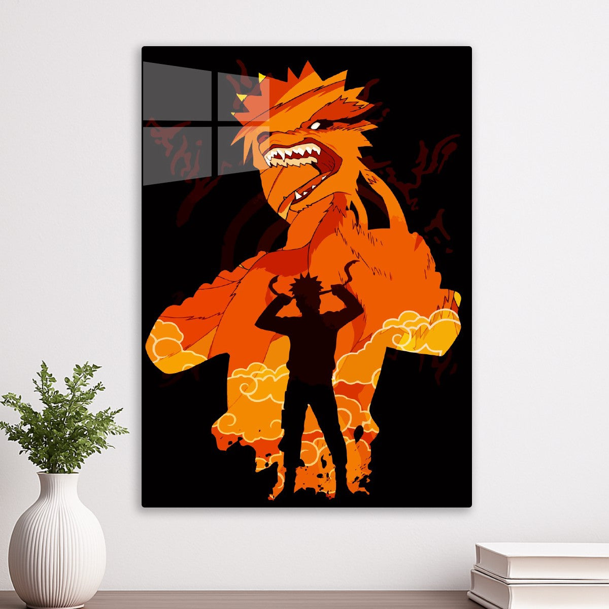 Silhouette Naruto Nine Tails