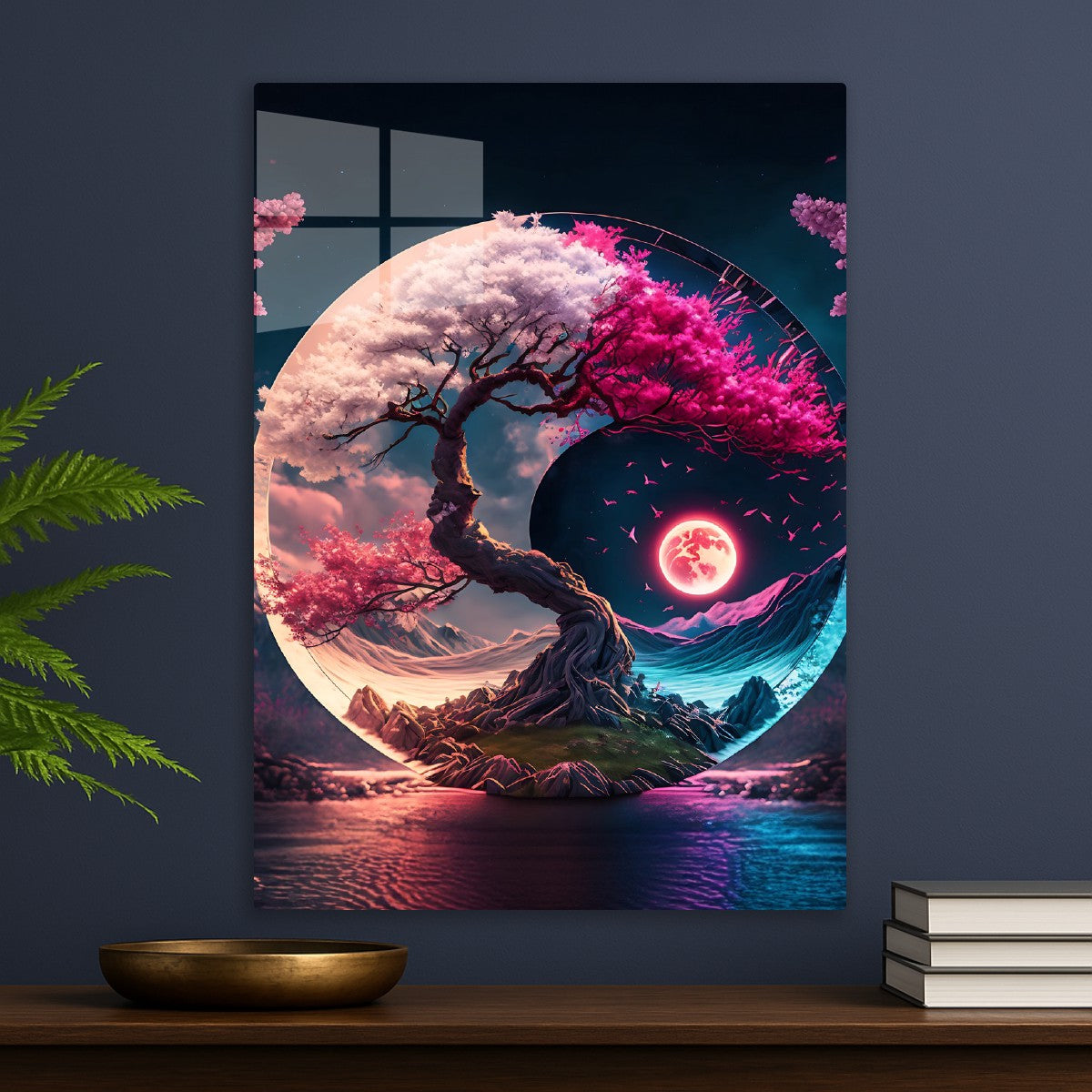 Night and Morning Yin and Yang