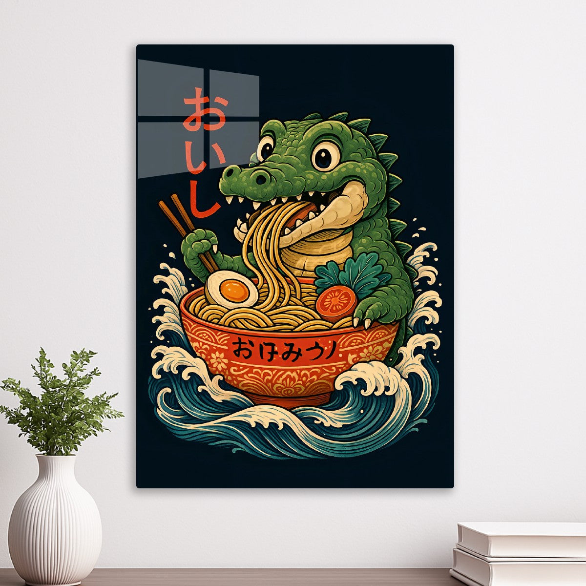 Ramen Crocodile Japanese